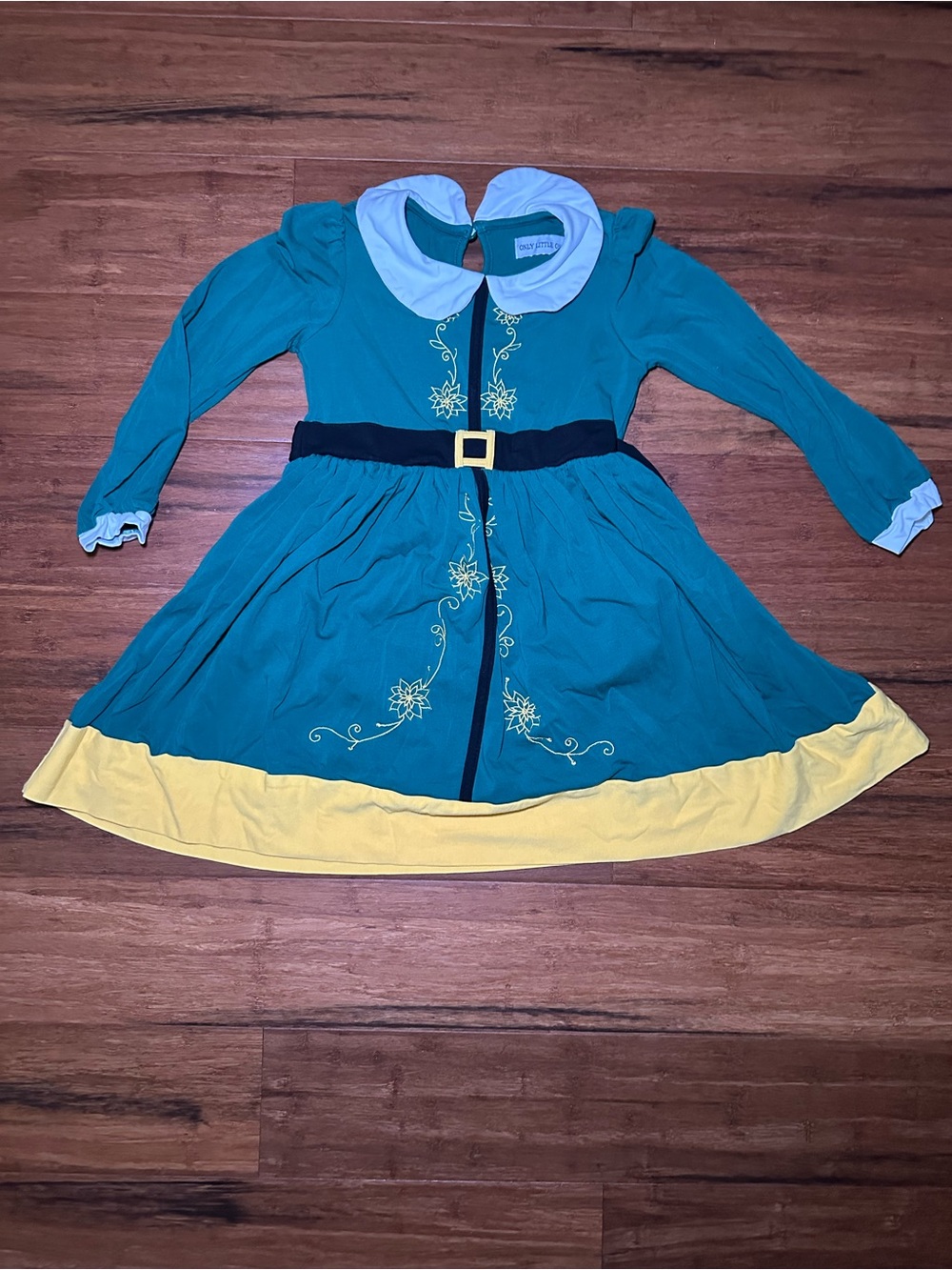 Only Little Once Elf Costume Twirl Christmas Dress HTF Retired size 7 EUC